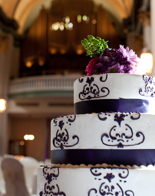 Gorgeous Cake + Pipe Organ