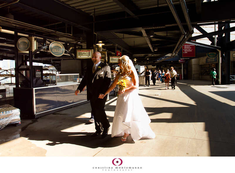 Heather and Bill 39s Pittsburgh Destination Wedding Pirates Game at PNC Park