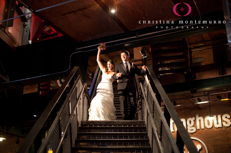 Heinz History Center Pittsburgh Great Hall Wedding Reception Bride and Groom Entrance