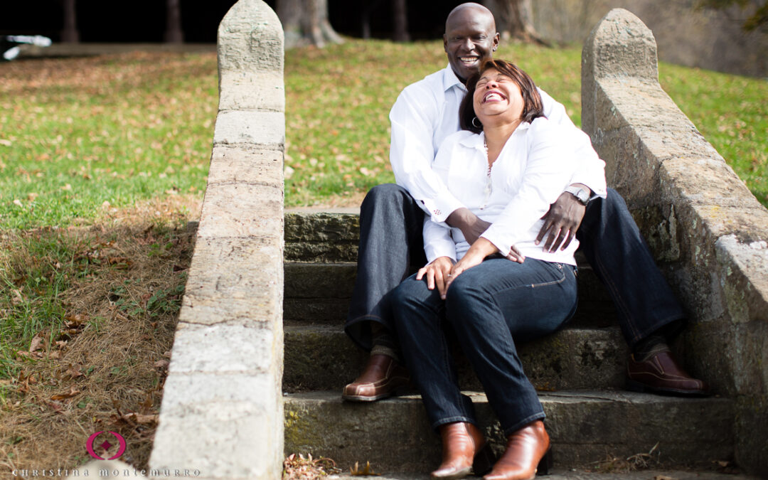 Rachael and Marcell’s fall engagement session – North Park, Pittsburgh