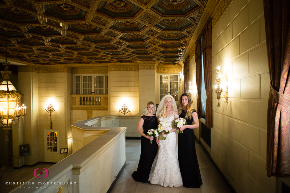Bridal Portrait Omni William Penn Hotel Mezzanine Pittsburgh Wedding Photography
