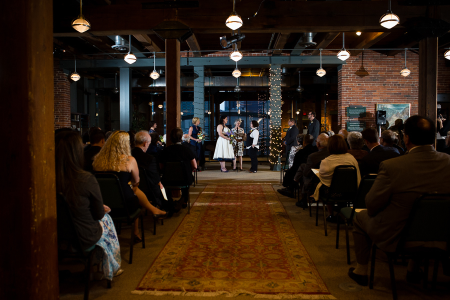 Same Sex Wedding Ceremony at the Heinz History Center Library & Archives Room
