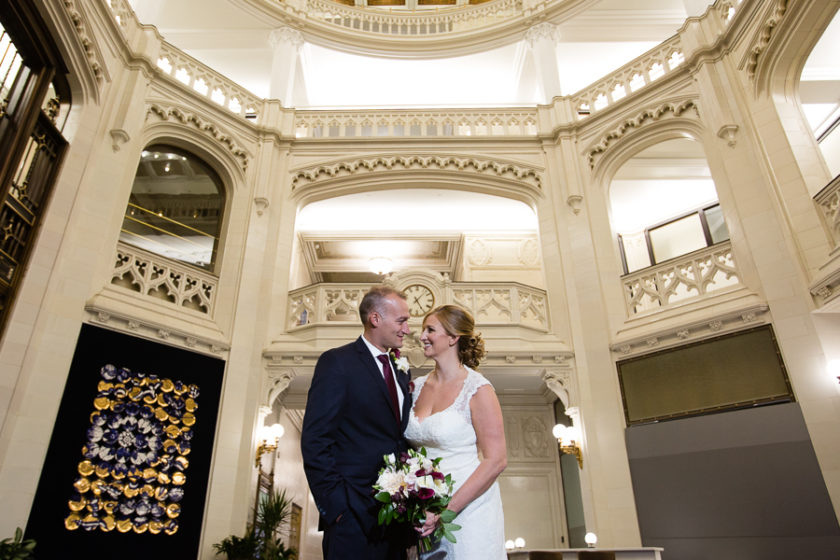 Wedding Photos - Pittsburgh Union Trust Building - Elaborate Architecture