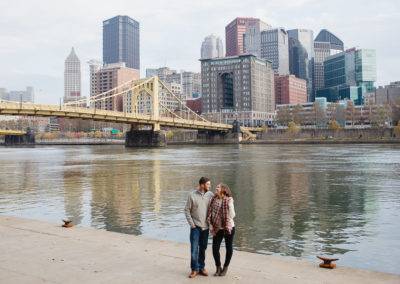 Stephanie & Brady’s engagement session – Pittsburgh’s North Shore