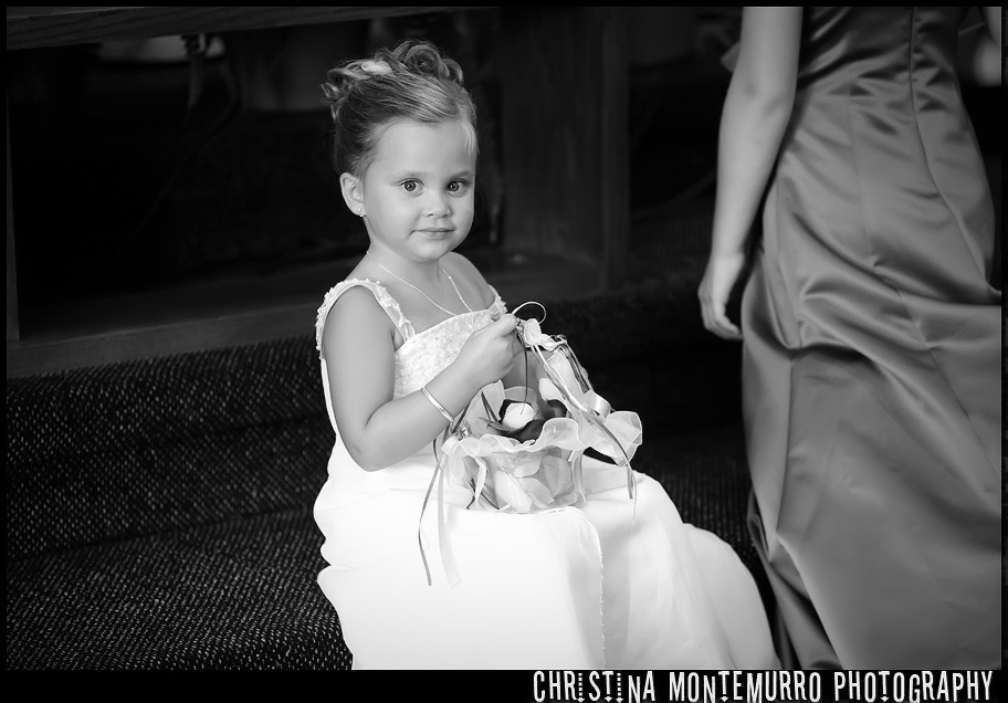 Pittsburgh Wedding Photography Flower Girl Busted Eating Flowers