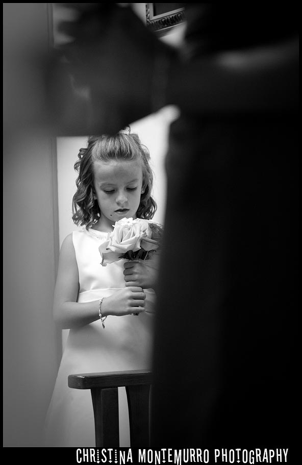 Pittsburgh Wedding Photography Flower Girl Waiting