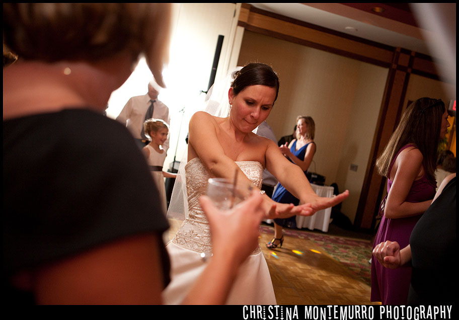 Holiday Inn Oakland Pittsburgh Wedding Photography - Reception - Dancing Bride