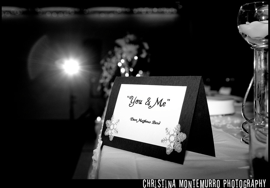 Pittsburgh Wedding Pictures - Table Name Cards - Dave Matthews