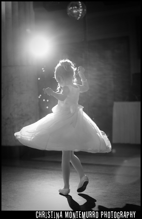 Pittsburgh Wedding Photography - Flower Girl Dancing