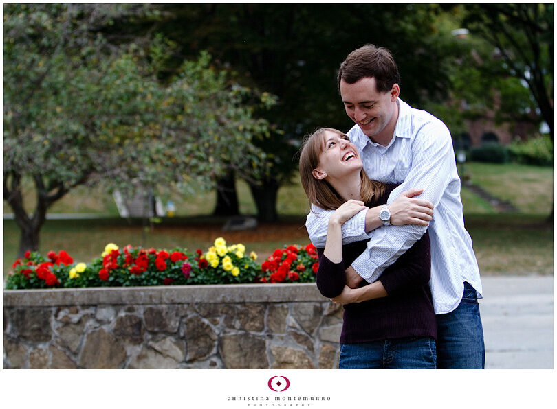 Amy & Andrew – Engagement session in Frick Park