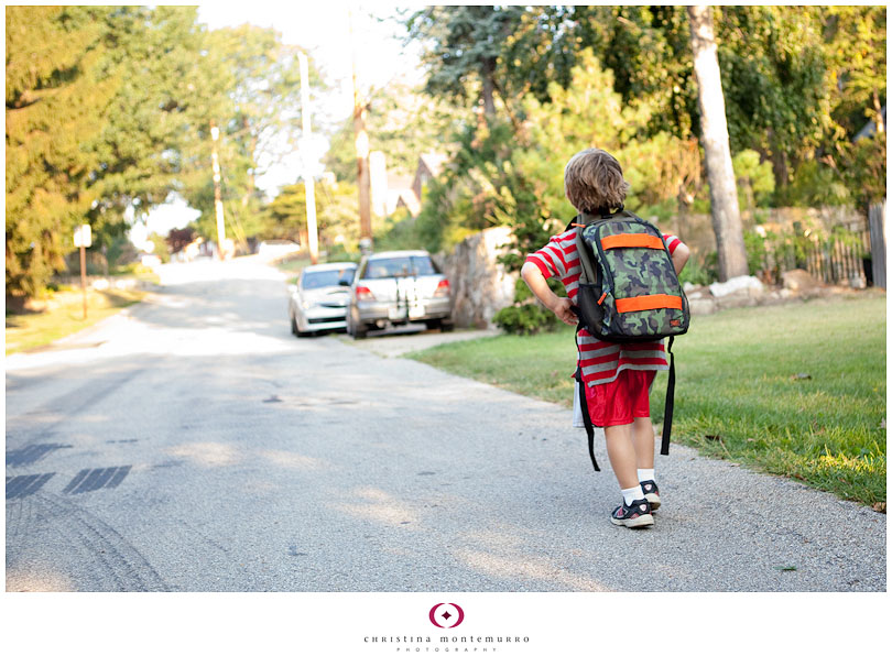 Can it be? Leo’s off to school!