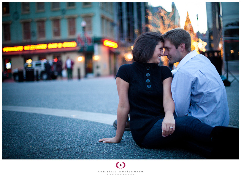 Rachel & Lee’s engagement session in downtown Pittsburgh