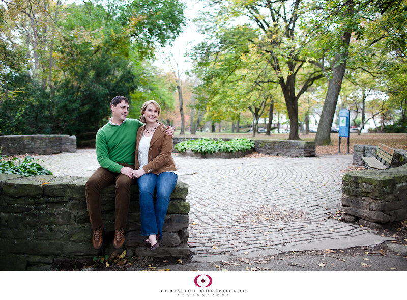 Frick Park Fall Engagement Session Photos Pittsburgh