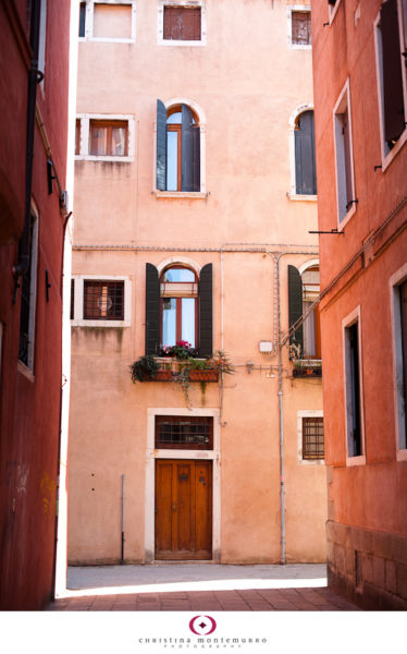 Colorful buildings in Venice, Italy