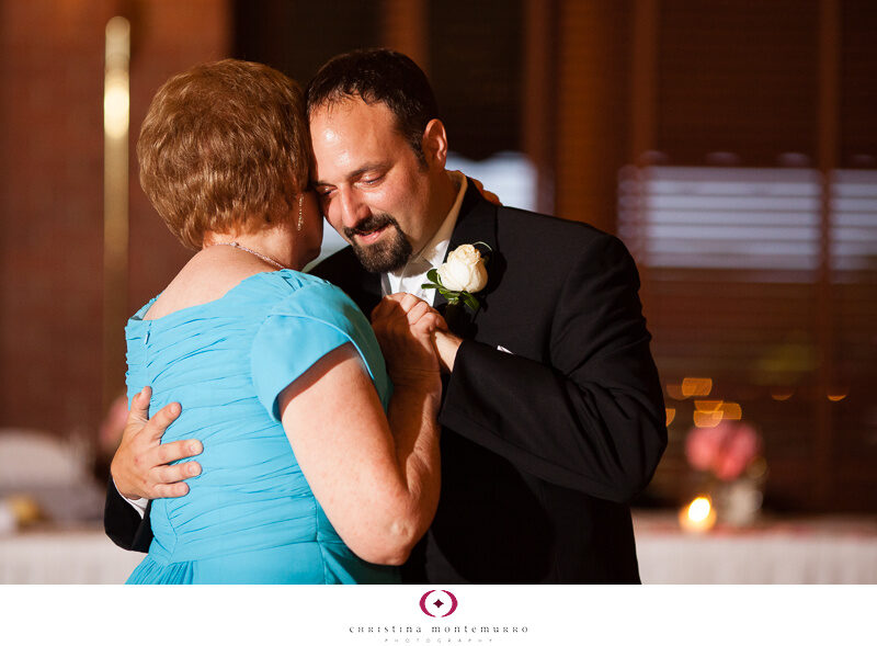 Katy Justin Mother Son Dance Pittsburgh Edgewood Country Club Wedding Reception