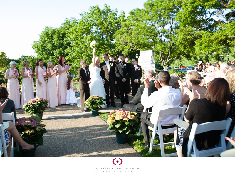 Phipps Conservatory Outdoor Garden Wedding Ceremony Reception Pittsburgh-25