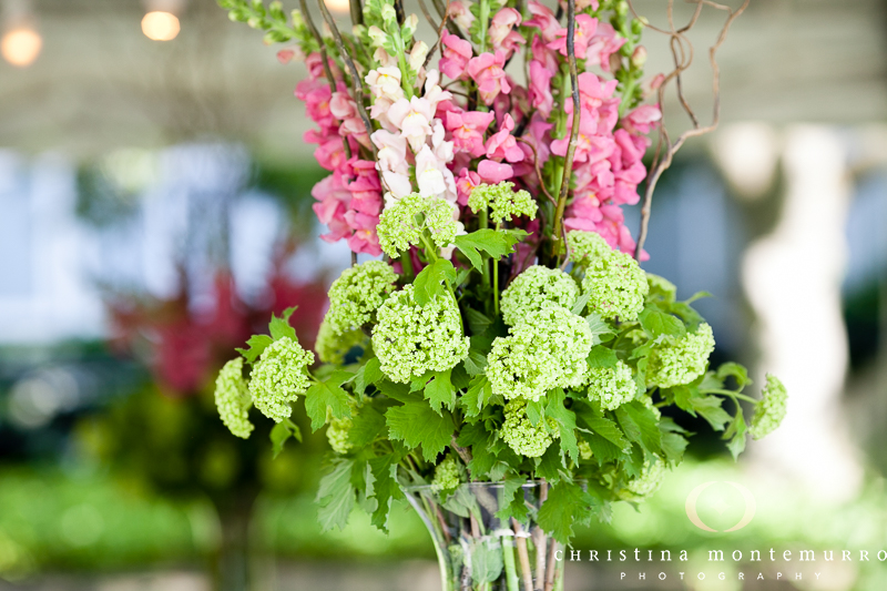 Stunning wedding floral centerpieces – snapdragons!