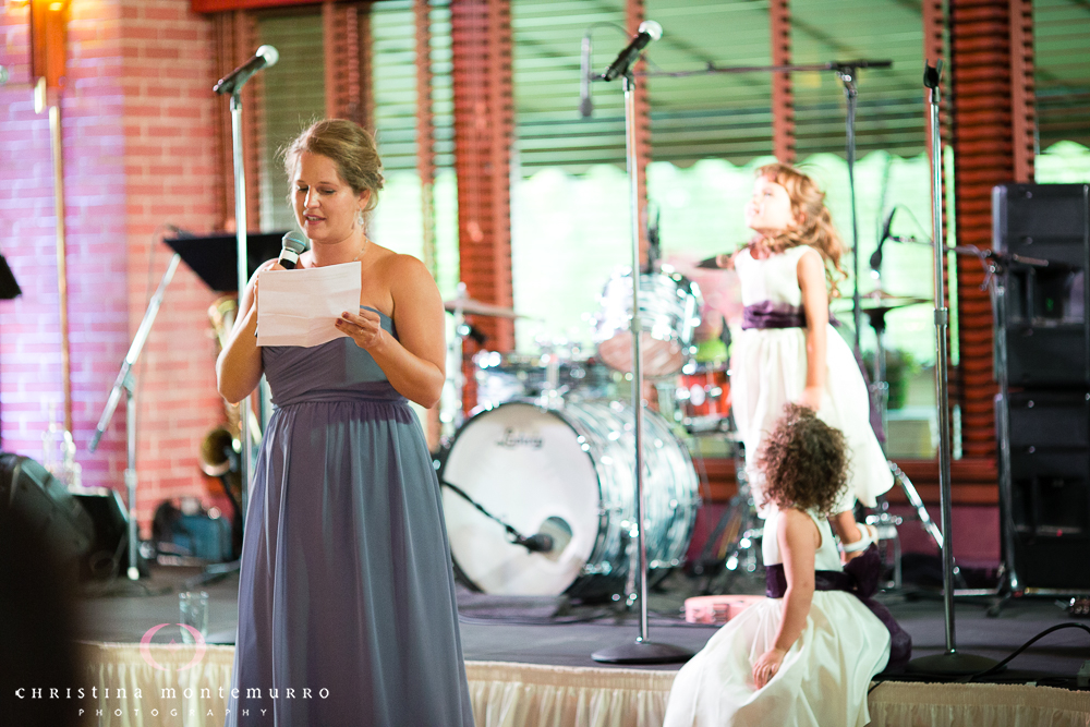 Speeches Rebekah Matt Edgewood Country Club Pittsburgh Wedding Photography