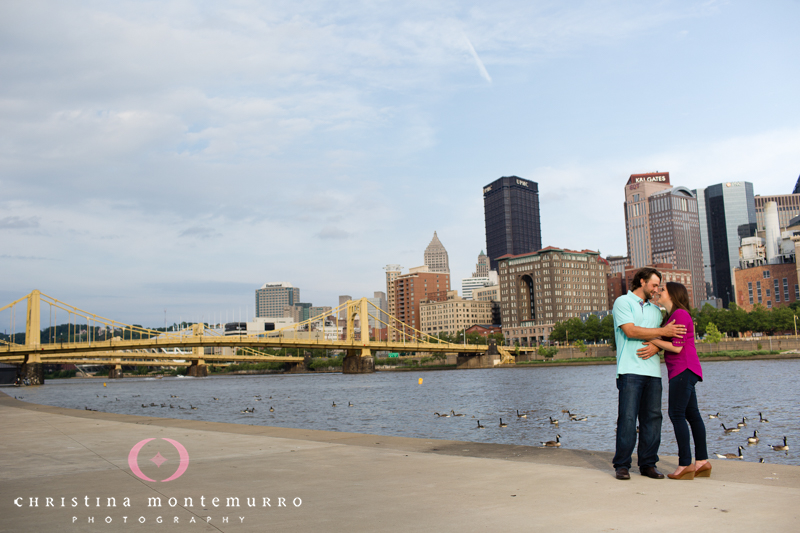Tasia Justin North Shore Engagement Photos Pittsburgh Wedding Photography