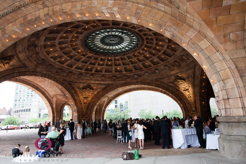 Cocktail Hour in the Rotunda Pennsylvanian Wedding Reception Pittsburgh Wedding Photographer-7