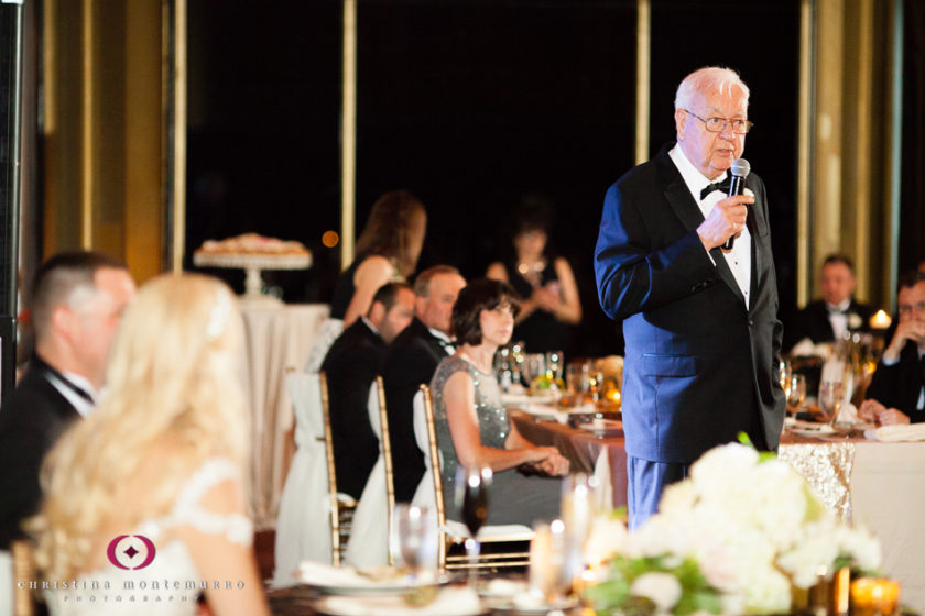 Father of the Bride at Omni William Penn Urban Room Wedding Photography Pittsburgh Wedding Photographer