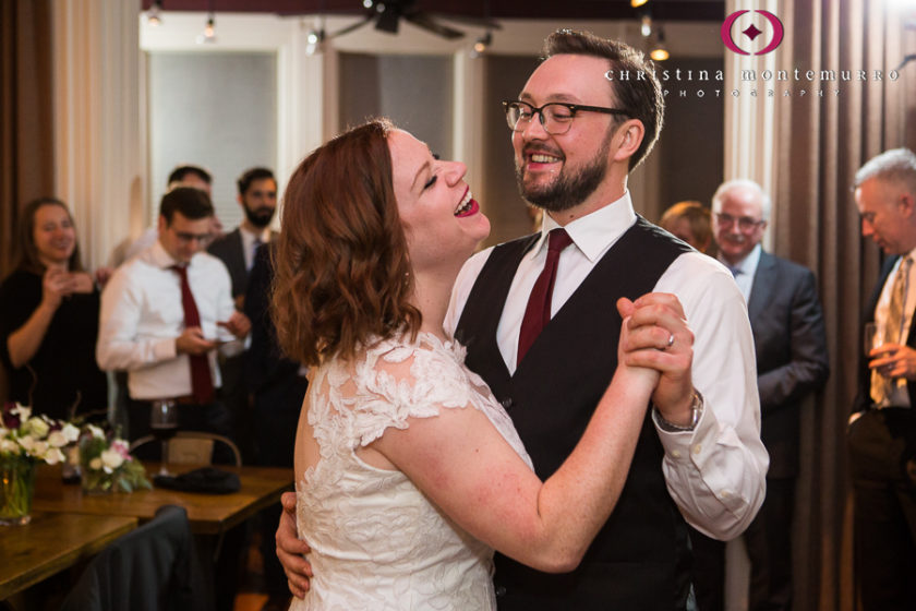 First Dance at Small Intimate Wedding