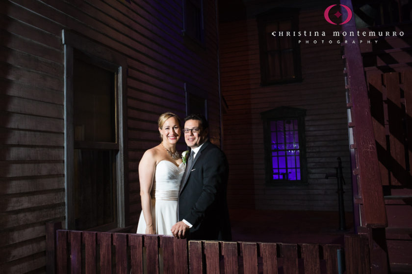 Bride and Groom Portrait at Heinz History Center 