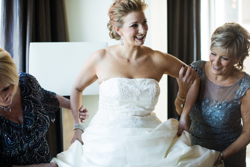 Bride Getting Ready at Fairmont Hotel