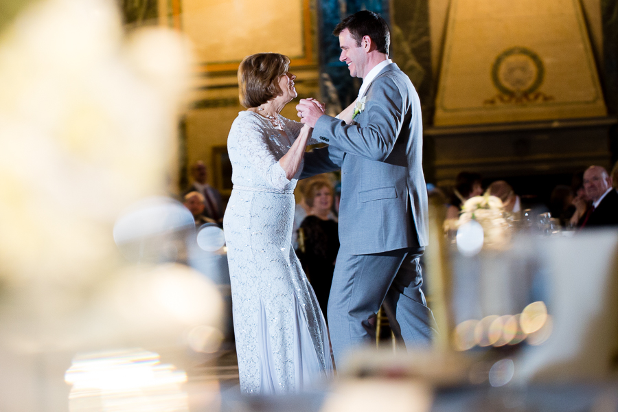 Mother Son Dance at Carnegie Museum Wedding