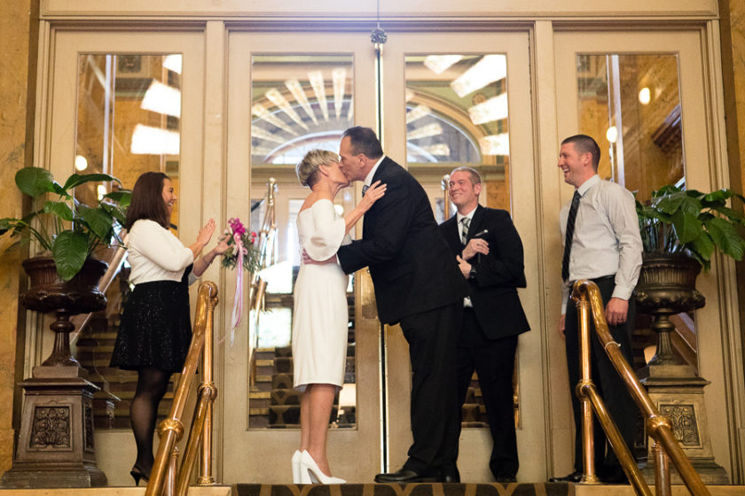 Grand Concourse Small Informal Weekday Wedding Pittsburgh