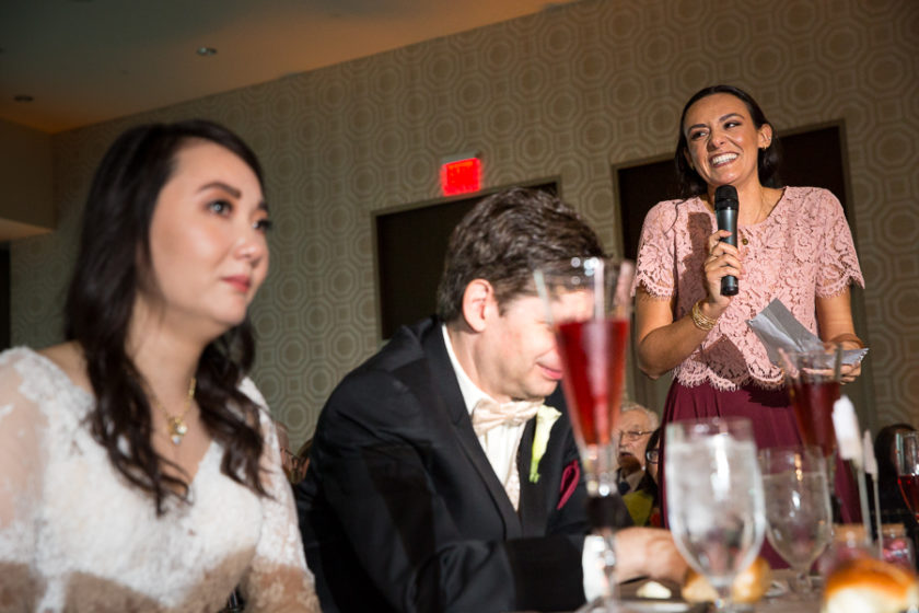 Speeches at Fairmont Hotel Pittsburgh Wedding