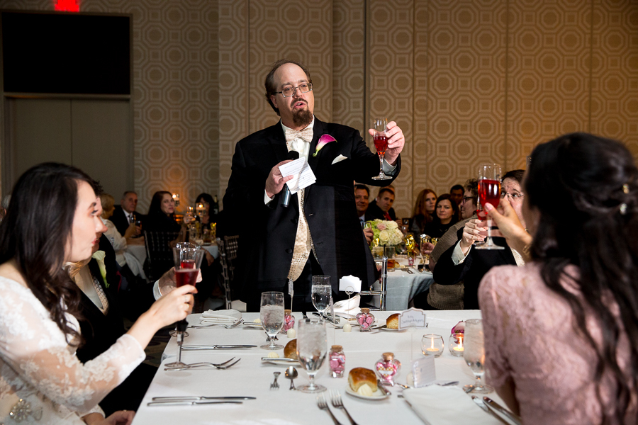 Speeches at Fairmont Hotel Pittsburgh Wedding