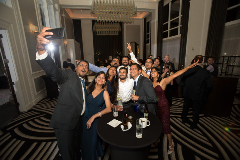 Big Group Selfie at Hotel Monaco