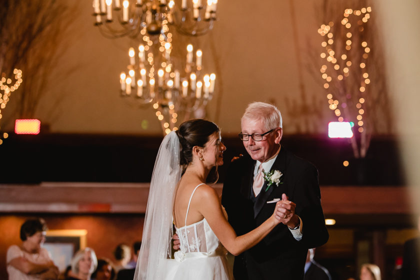 Father Daughter Dance at Edgewood Country Club Wedding
