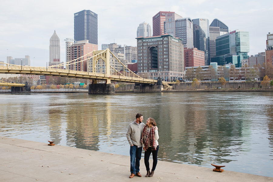 Stephanie & Brady’s engagement session – Pittsburgh’s North Shore