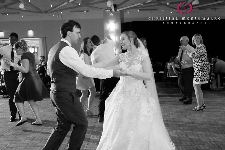 Bride and Groom Dancing at Heinz History Center Pittsburgh Wedding