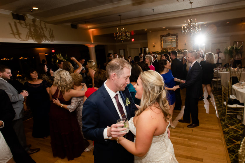 Bride and Groom Dancing at Shannopin Country Club